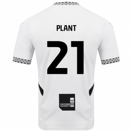 Kandiny Kinder James Plant #21 Weiß Heimtrikot Trikot 2024/25 T-Shirt