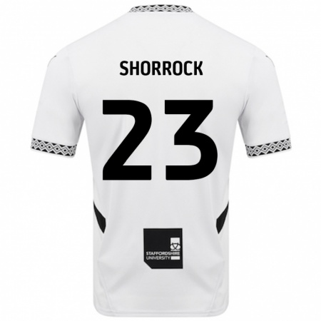 Kandiny Kinder Jack Shorrock #23 Weiß Heimtrikot Trikot 2024/25 T-Shirt