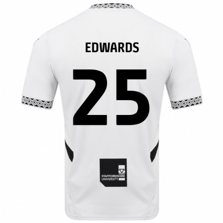 Kandiny Kinder Diamond Edwards #25 Weiß Heimtrikot Trikot 2024/25 T-Shirt