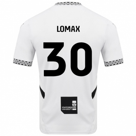 Kandiny Kinder Ben Lomax #30 Weiß Heimtrikot Trikot 2024/25 T-Shirt