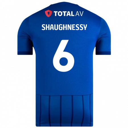 Kandiny Kinder Conor Shaughnessy #6 Blau Heimtrikot Trikot 2024/25 T-Shirt