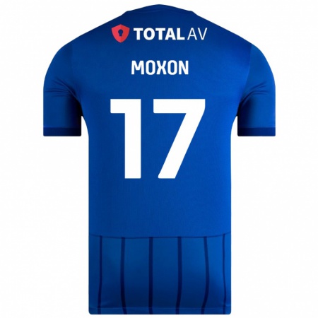 Kandiny Kinder Owen Moxon #17 Blau Heimtrikot Trikot 2024/25 T-Shirt