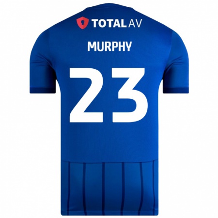 Kandiny Kinder Josh Murphy #23 Blau Heimtrikot Trikot 2024/25 T-Shirt