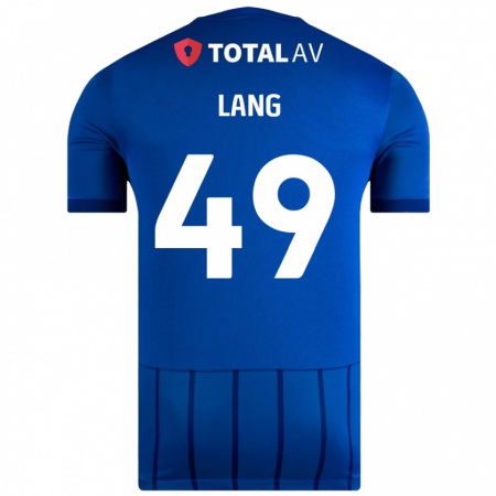 Kandiny Kinder Callum Lang #49 Blau Heimtrikot Trikot 2024/25 T-Shirt