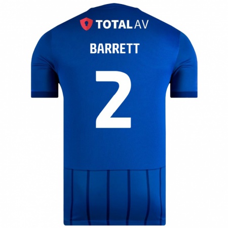 Kandiny Kinder Nicole Barrett #2 Blau Heimtrikot Trikot 2024/25 T-Shirt