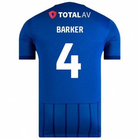 Kandiny Kinder Sophie Barker #4 Blau Heimtrikot Trikot 2024/25 T-Shirt