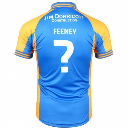 Kandiny Kinder Josh Feeney #0 Blau Bernstein Heimtrikot Trikot 2024/25 T-Shirt