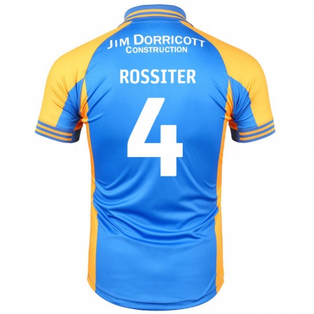 Kandiny Kinder Jordan Rossiter #4 Blau Bernstein Heimtrikot Trikot 2024/25 T-Shirt