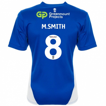 Kandiny Kinder Matt Smith #8 Blau Weiß Heimtrikot Trikot 2024/25 T-Shirt