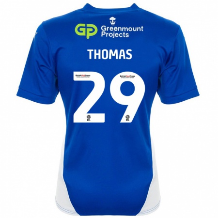 Kandiny Kinder Silko Thomas #29 Blau Weiß Heimtrikot Trikot 2024/25 T-Shirt