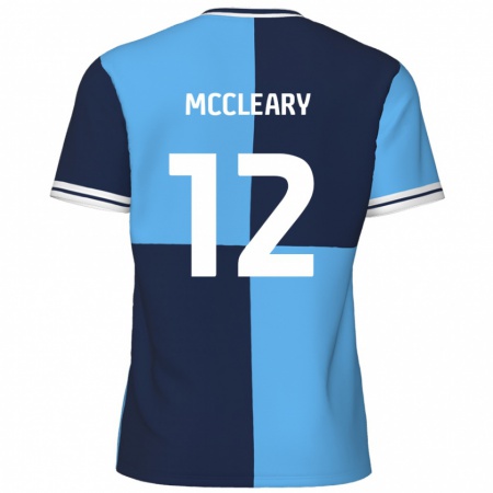 Kandiny Kinder Garath Mccleary #12 Himmelblau Dunkelblau Heimtrikot Trikot 2024/25 T-Shirt