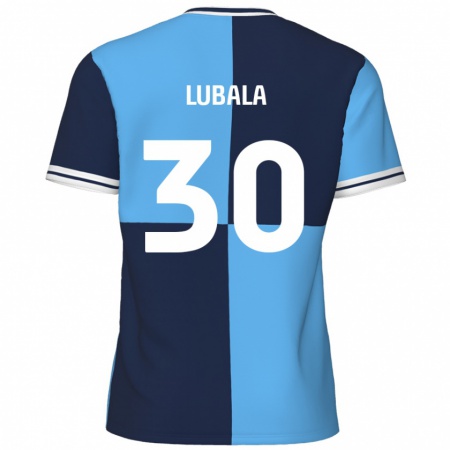 Kandiny Kinder Bez Lubala #30 Himmelblau Dunkelblau Heimtrikot Trikot 2024/25 T-Shirt