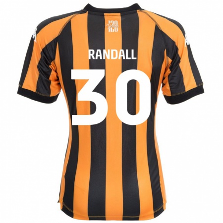 Kandiny Kinder Jennifer Randall #30 Schwarz Bernstein Heimtrikot Trikot 2024/25 T-Shirt