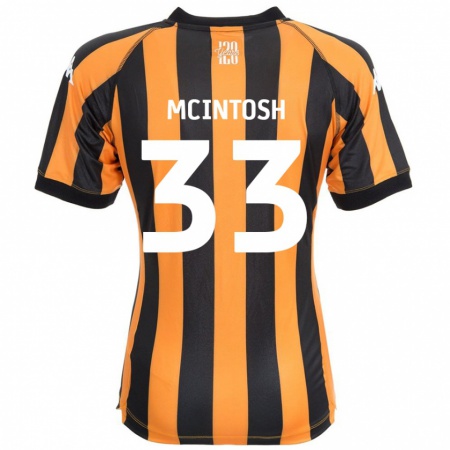 Kandiny Kinder Lucy Mcintosh #33 Schwarz Bernstein Heimtrikot Trikot 2024/25 T-Shirt