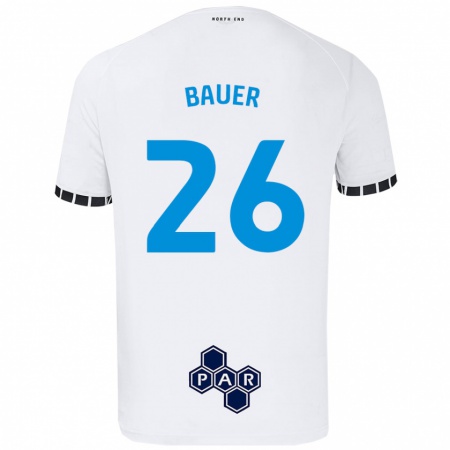 Kandiny Kinder Patrick Bauer #26 Weiß Heimtrikot Trikot 2024/25 T-Shirt