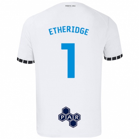 Kandiny Kinder Ellie Etheridge #1 Weiß Heimtrikot Trikot 2024/25 T-Shirt