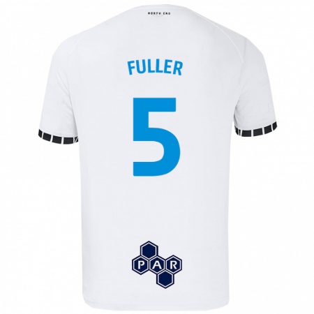 Kandiny Kinder Olivia Fuller #5 Weiß Heimtrikot Trikot 2024/25 T-Shirt