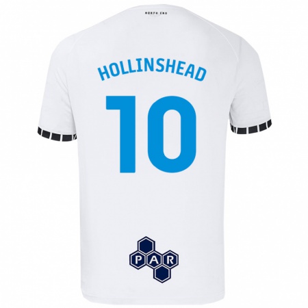 Kandiny Kinder Emily Hollinshead #10 Weiß Heimtrikot Trikot 2024/25 T-Shirt