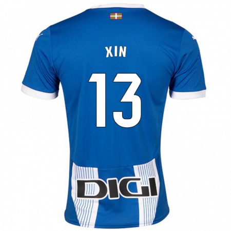 Kandiny Kinder Jana Xin #13 Blau Heimtrikot Trikot 2024/25 T-Shirt