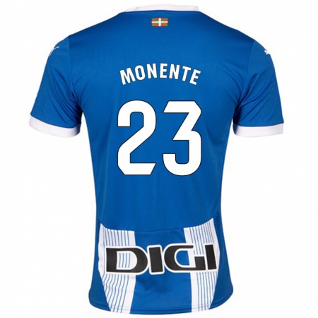 Kandiny Kinder Leyre Monente #23 Blau Heimtrikot Trikot 2024/25 T-Shirt