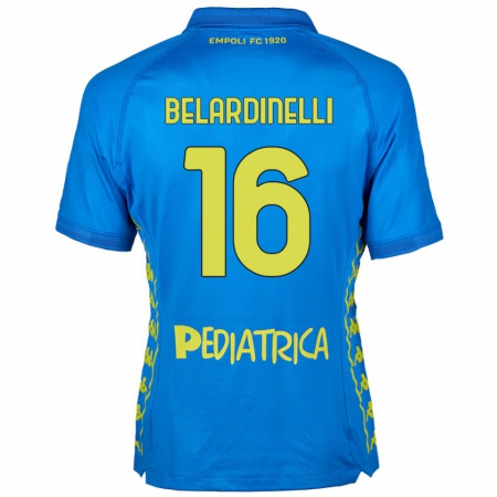 Kandiny Kinder Luca Belardinelli #16 Blau Heimtrikot Trikot 2024/25 T-Shirt