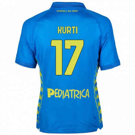 Kandiny Kinder Adi Kurti #17 Blau Heimtrikot Trikot 2024/25 T-Shirt