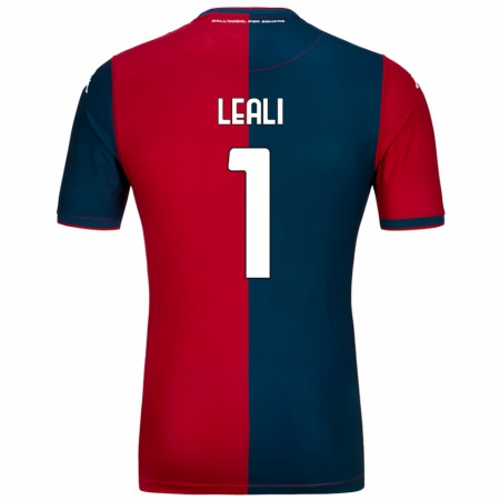 Kandiny Kinder Nicola Leali #1 Rot Dunkelblau Heimtrikot Trikot 2024/25 T-Shirt