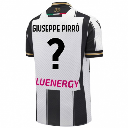 Kandiny Kinder Marco Giuseppe Pirrò #0 Weiß Schwarz Heimtrikot Trikot 2024/25 T-Shirt