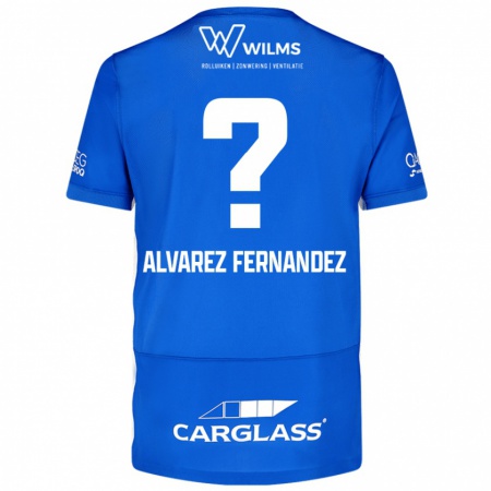 Kandiny Kinder Loïc Alvarez Fernandez #0 Blau Heimtrikot Trikot 2024/25 T-Shirt