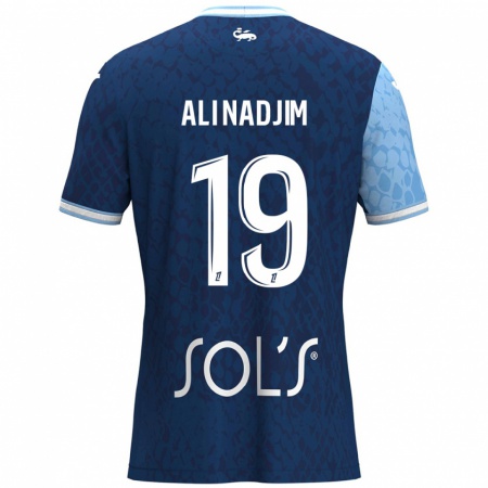 Kandiny Kinder Nadjma Ali Nadjim #19 Himmelblau Dunkelblau Heimtrikot Trikot 2024/25 T-Shirt