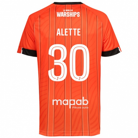 Kandiny Kinder Gaël Alette #30 Orange Heimtrikot Trikot 2024/25 T-Shirt