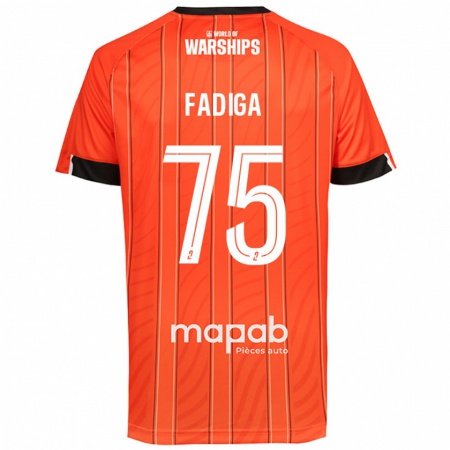 Kandiny Kinder Bandiougou Fadiga #75 Orange Heimtrikot Trikot 2024/25 T-Shirt