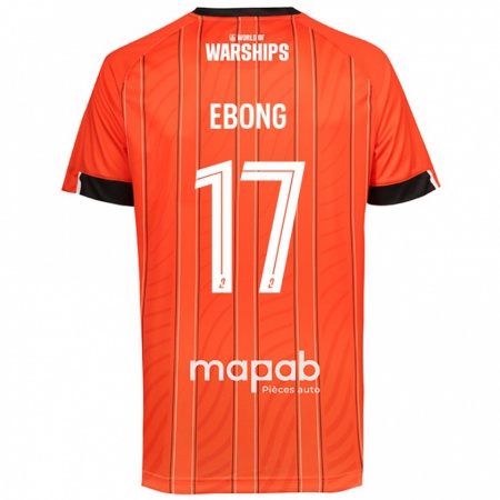 Kandiny Kinder Arthur Ebong #17 Orange Heimtrikot Trikot 2024/25 T-Shirt