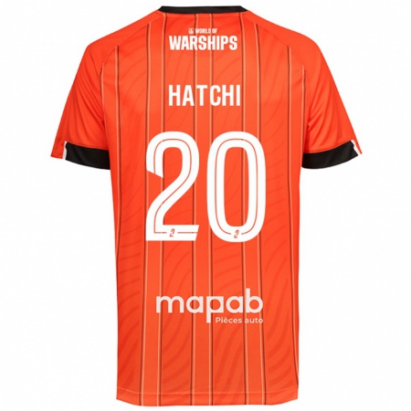 Kandiny Kinder Jérémy Hatchi #20 Orange Heimtrikot Trikot 2024/25 T-Shirt