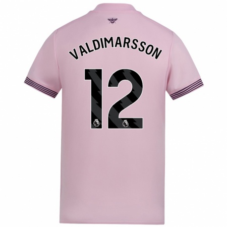 Kandiny Kinder Hákon Rafn Valdimarsson #12 Rosa Auswärtstrikot Trikot 2024/25 T-Shirt