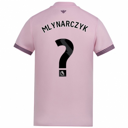 Kandiny Kinder Adam Mlynarczyk #0 Rosa Auswärtstrikot Trikot 2024/25 T-Shirt