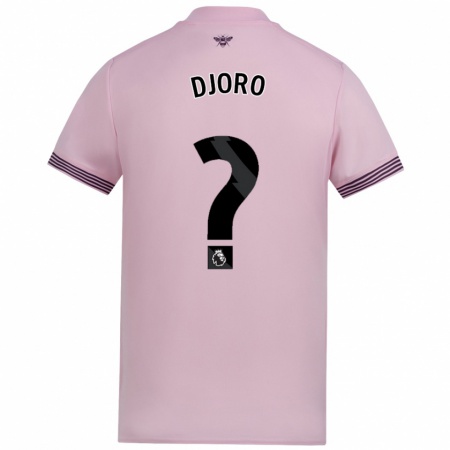 Kandiny Kinder Josh Djoro #0 Rosa Auswärtstrikot Trikot 2024/25 T-Shirt