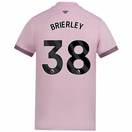 Kandiny Kinder Ethan Brierley #38 Rosa Auswärtstrikot Trikot 2024/25 T-Shirt