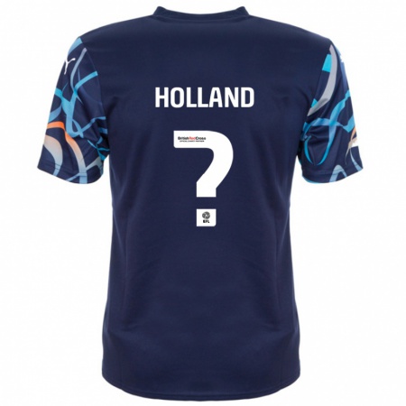 Kandiny Kinder Bella Holland #0 Marineblau Auswärtstrikot Trikot 2024/25 T-Shirt