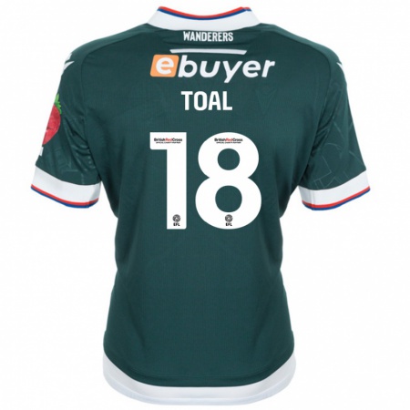 Kandiny Kinder Eoin Toal #18 Dunkelgrün Auswärtstrikot Trikot 2024/25 T-Shirt