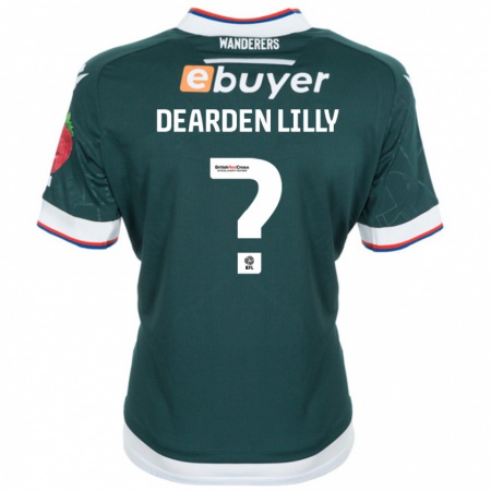 Kandiny Kinder Jessica Dearden-Lilly #0 Dunkelgrün Auswärtstrikot Trikot 2024/25 T-Shirt