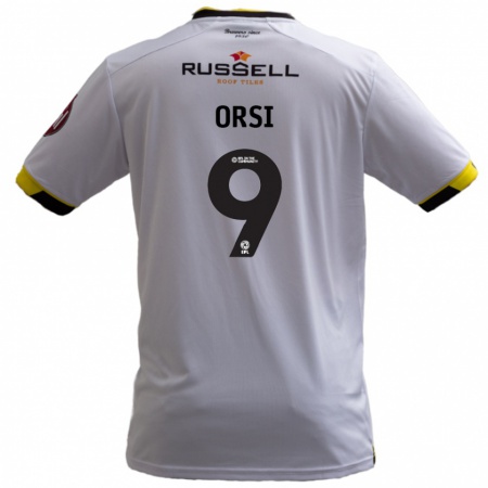 Kandiny Kinder Danilo Orsi #9 Weiß Auswärtstrikot Trikot 2024/25 T-Shirt