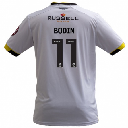 Kandiny Kinder Billy Bodin #11 Weiß Auswärtstrikot Trikot 2024/25 T-Shirt