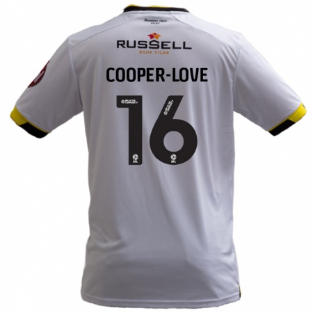 Kandiny Kinder Jack Cooper-Love #16 Weiß Auswärtstrikot Trikot 2024/25 T-Shirt