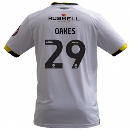 Kandiny Kinder Toby Oakes #29 Weiß Auswärtstrikot Trikot 2024/25 T-Shirt