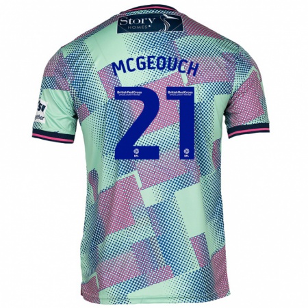 Kandiny Kinder Dylan Mcgeouch #21 Grün Auswärtstrikot Trikot 2024/25 T-Shirt