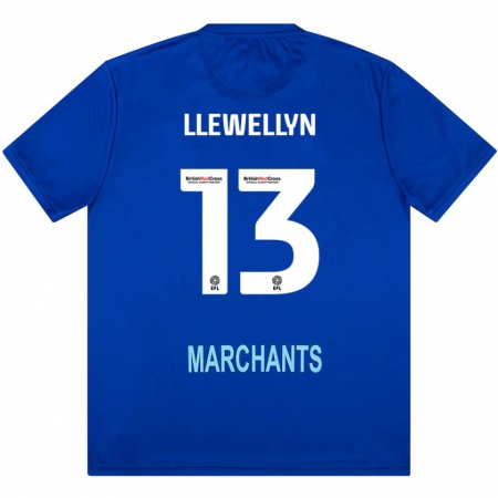 Kandiny Kinder Ffion Llewellyn #13 Grün Auswärtstrikot Trikot 2024/25 T-Shirt