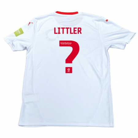 Kandiny Kinder Zack Littler #0 Weiß Auswärtstrikot Trikot 2024/25 T-Shirt