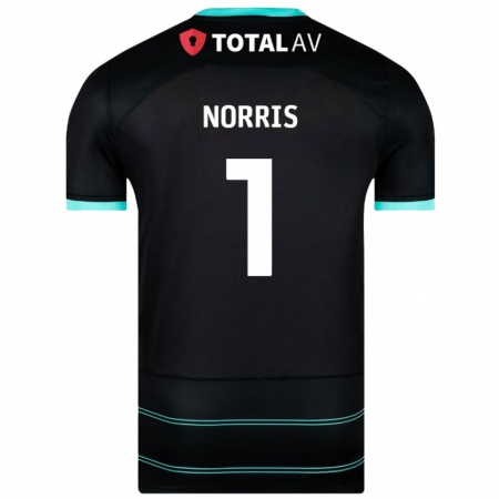 Kandiny Kinder Will Norris #1 Schwarz Auswärtstrikot Trikot 2024/25 T-Shirt