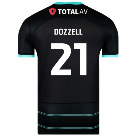 Kandiny Kinder Andre Dozzell #21 Schwarz Auswärtstrikot Trikot 2024/25 T-Shirt